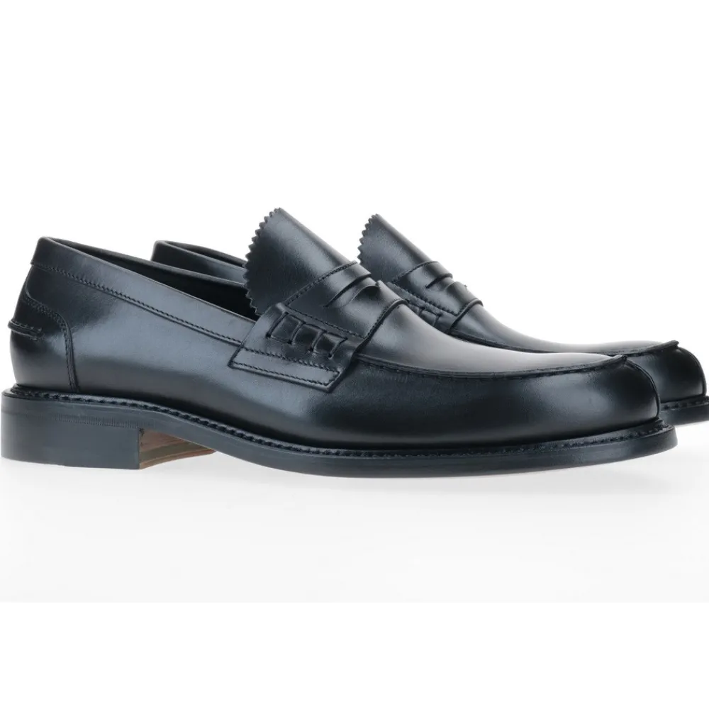 Berwick 1707 Loafer>11020-T01 Box Calf Nero