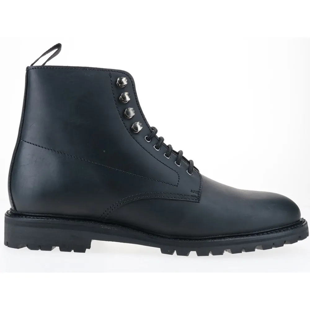 Berwick 1707 Ankle Boots>574-T03 Box Crazy Rustik Nero