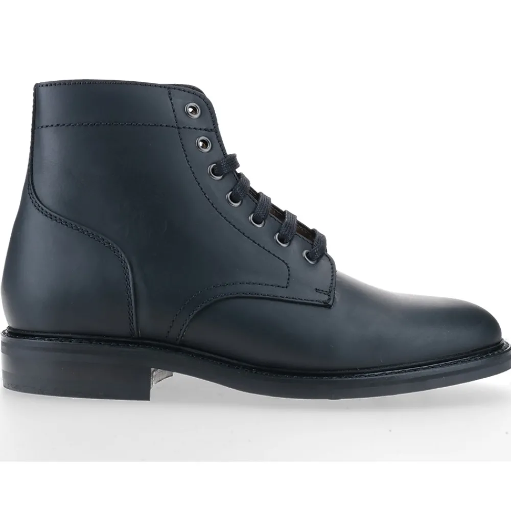 Berwick 1707 Ankle Boots>561-T03 Box Crazy Rustik Nero