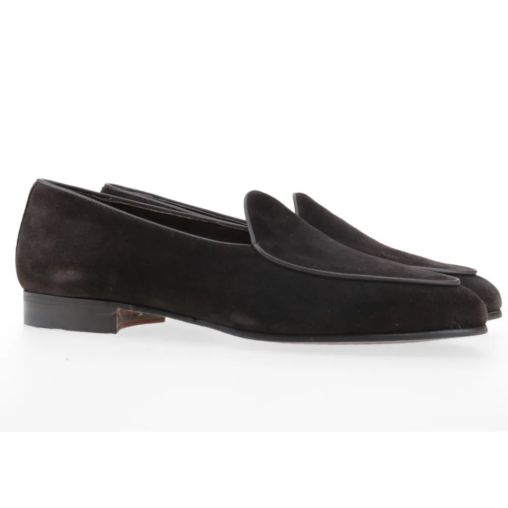 Berwick 1707 Loafer>4950-T07 Repello Calf Dark Peat
